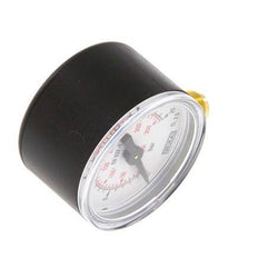 0..25 Bar (0..363 psi) Pressure Gauge Below Plastic/Brass 40 mm Class 2.5