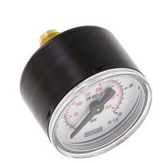0..25 Bar (0..363 psi) Pressure Gauge Rear Steel/Brass 40 mm Class 1.6