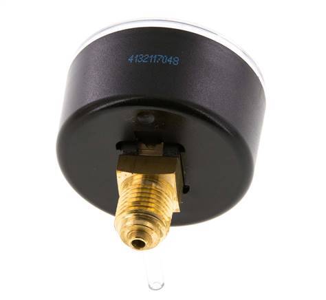 0..25 Bar (0..363 psi) Pressure Gauge Rear Plastic/Brass 50 mm Class 2.5