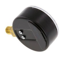 0..25 Bar (0..363 psi) Pressure Gauge Below Steel/Brass 63 mm Class 1.6