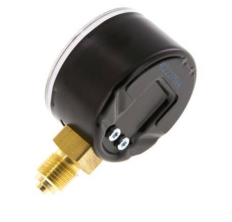0..2.5 Bar (0..36 psi) Pressure Gauge Below Steel/Brass 50 mm Class 1.6