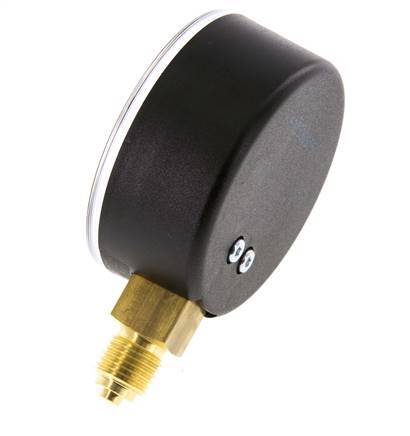 0..315 Bar (0..4569 psi) Pressure Gauge Below Plastic/Brass 63 mm Class 2.5