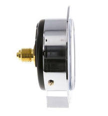 0..400 Bar (0..5802 psi) Panel Mount Pressure Gauge Steel/Brass 63 mm Class 2.5 (Front Panel)