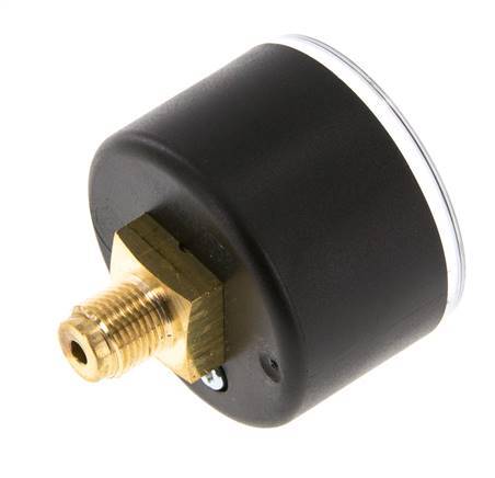 0..40 Bar (0..580 psi) Pressure Gauge Rear Plastic/Brass 40 mm Class 2.5