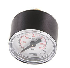 0..40 Bar (0..580 psi) Pressure Gauge Rear Plastic/Brass 40 mm Class 2.5