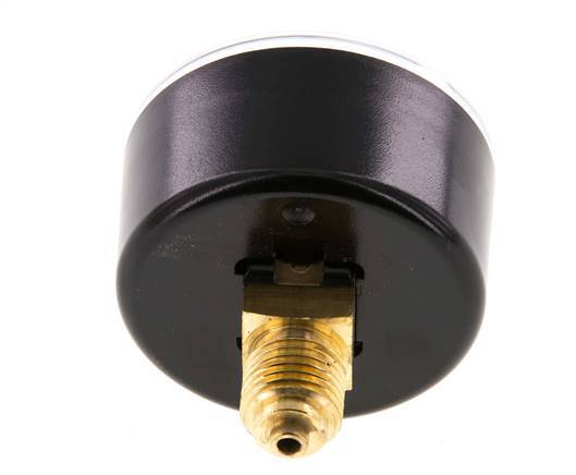 0..40 Bar (0..580 psi) Pressure Gauge Rear Plastic/Brass 50 mm Class 2.5