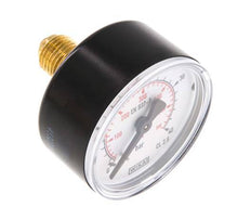 0..40 Bar (0..580 psi) Pressure Gauge Rear Plastic/Brass 50 mm Class 2.5