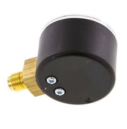 0..4 Bar (0..58 psi) Pressure Gauge Below Plastic/Brass 40 mm Class 2.5