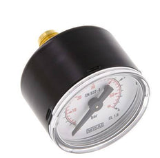 0..4 Bar (0..58 psi) Pressure Gauge Rear Steel/Brass 40 mm Class 1.6