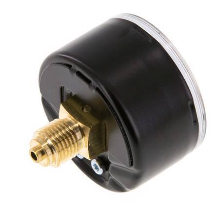 0..4 Bar (0..58 psi) Pressure Gauge Rear Steel/Brass 50 mm Class 1.6