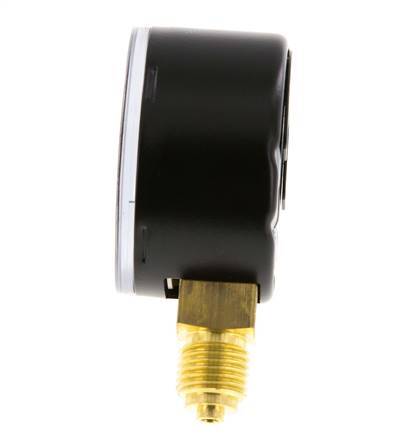 0..4 Bar (0..58 psi) Pressure Gauge Below Steel/Brass 50 mm Class 1.6