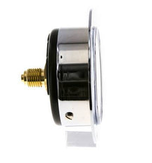 0..4 Bar (0..58 psi) Panel Mount Pressure Gauge Steel/Brass 63 mm Class 2.5 (Front Panel)