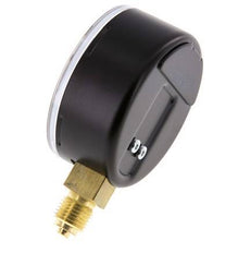0..60 Bar (0..870 psi) Pressure Gauge Below Steel/Brass 63 mm Class 1.6