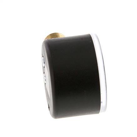 0..6 Bar Pressure Gauge Below Plastic/Brass 40 mm Class 2.5