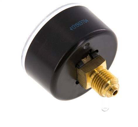 0..6 Bar (0..87 psi) Pressure Gauge Rear Plastic/Brass 50 mm Class 2.5