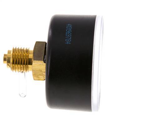 0..6 Bar (0..87 psi) Pressure Gauge Rear Plastic/Brass 50 mm Class 2.5