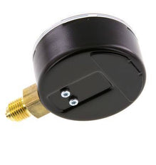 0..6 Bar (0..87 psi) Pressure Gauge Below Steel/Brass 63 mm Class 1.6