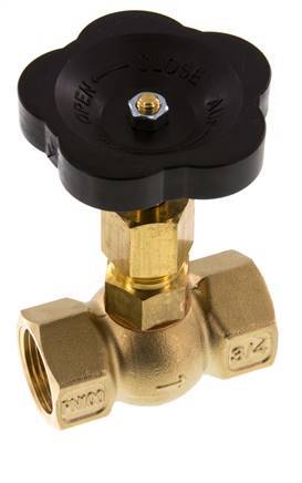 G3/4'' Brass Needle Valve PTFE 100 bar - NLB