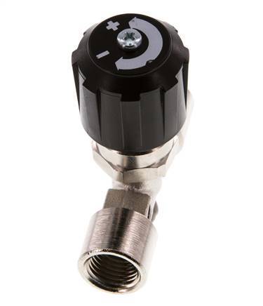 G1/4'' Nickel Plated Brass Needle Valve NBR 18 bar - NLBN