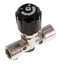 G1/4'' Nickel Plated Brass Needle Valve NBR 18 bar - NLBN