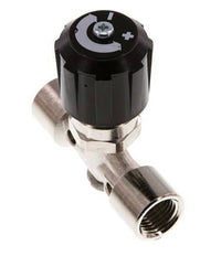 G1/4'' Nickel Plated Brass Needle Valve NBR 18 bar - NLBN
