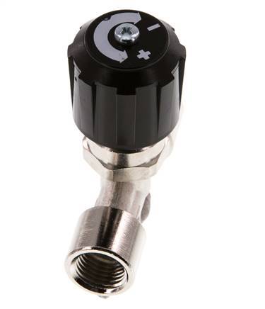 G1/4'' Nickel Plated Brass Needle Valve NBR 18 bar - NLBN