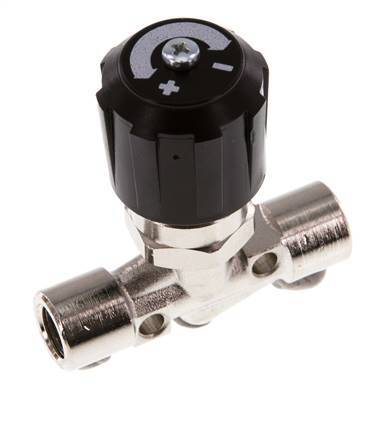 G1/8'' Nickel Plated Brass Needle Valve NBR 18 bar - NLBN
