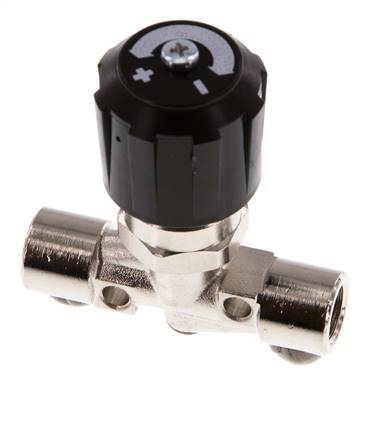 G1/8'' Nickel Plated Brass Needle Valve NBR 18 bar - NLBN
