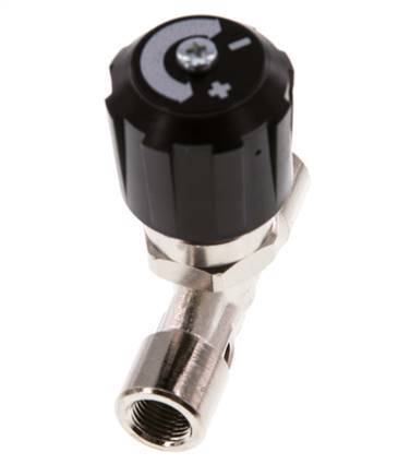 G1/8'' Nickel Plated Brass Needle Valve NBR 18 bar - NLBN