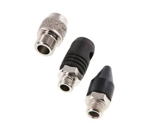 TYPHOON Standard/Pro Rubber Nozzle Set (Safety Nozzle Cone Nozzle) With Male Thread