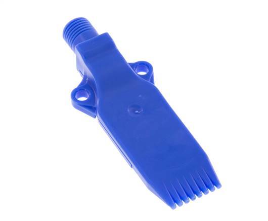 Multi-Channel Fan Nozzle 25mm M 12x1.25 POM