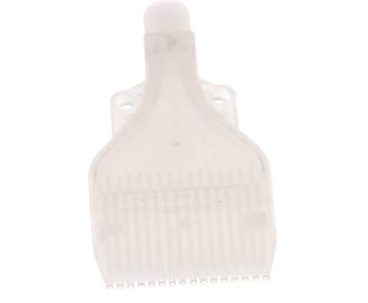Multi-Channel Fan Nozzle 47mm G 1/4" PP FDA-Compliant