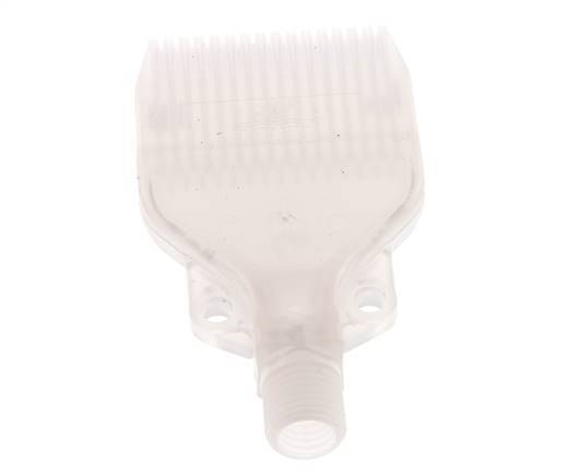 Multi-Channel Fan Nozzle 47mm G 1/4" PP FDA-Compliant