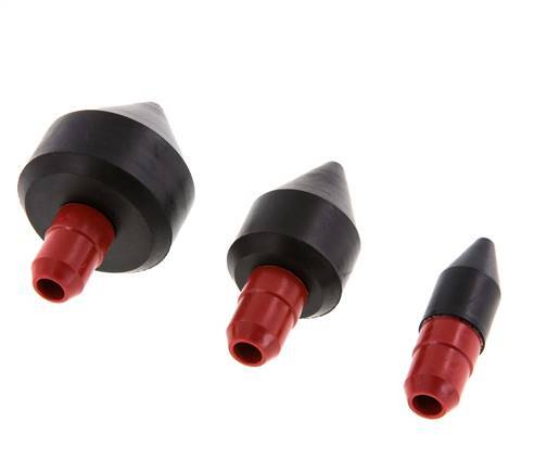 Rubber Nozzles Set 14, 25 And 34mm For CEJN Air Blow Gun