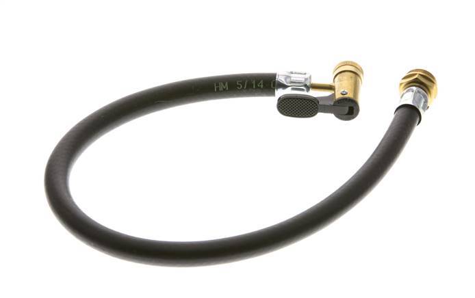 500 mm Filling Hose With Lever Plug G 1/4"/M 20x1 (MT) Rotatable