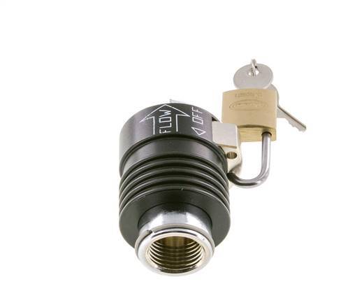 Slide Valve 1/2'' Cylinder Lock