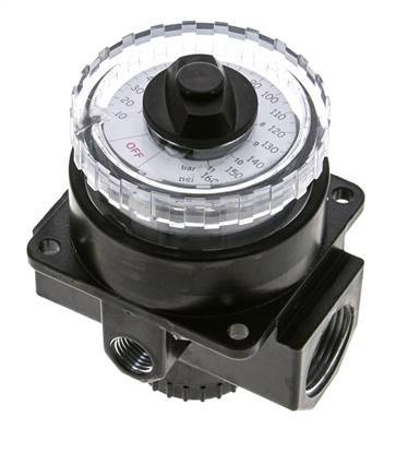Pressure Regulator G1/4'' 3000 l/min 0.0-3.0bar/0-44psi