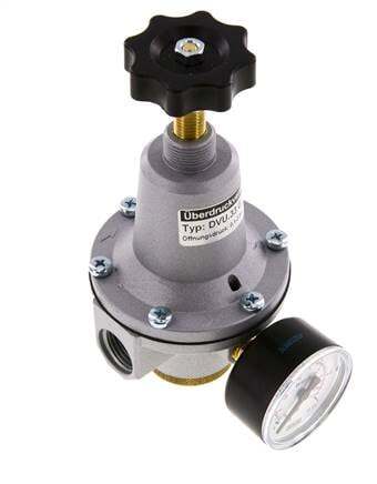 Pneumatic Pressure Relief Valve G1/2 Air 0.2-5.5bar (3-80psi)