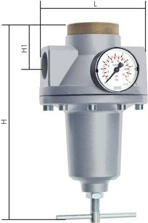Pressure Regulator G1'' 9500 l/min 0.5-16.0bar/7-232psi Zinc Die-Cast Standard 5