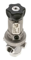 Precision Pressure Regulator G1/2'' 1900 l/min 0.5-15.0bar/7-218psi Stainless Steel Gases Liquids