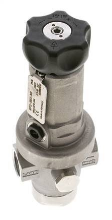Precision Pressure Regulator G1/2'' 1900 l/min 0.5-15.0bar/7-218psi Stainless Steel Gases Liquids