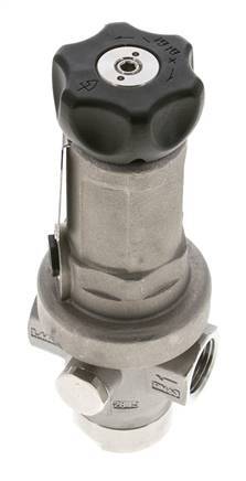 Precision Pressure Regulator G1/2'' 1900 l/min 0.5-15.0bar/7-218psi Stainless Steel Gases Liquids