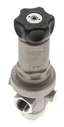 Precision Pressure Regulator G1/2'' 1900 l/min 0.5-15.0bar/7-218psi Stainless Steel Gases Liquids