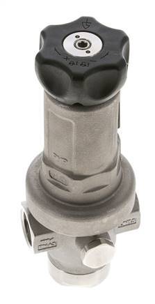 Precision Pressure Regulator G1/2'' 1900 l/min 0.5-15.0bar/7-218psi Stainless Steel Gases Liquids