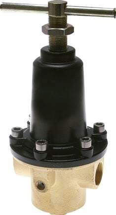 Pressure Regulator G1'' 6500 l/min 0.5-8.0bar/7-116psi Brass Gases Liquids