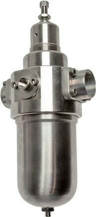 Filter-Regulator G1'' 6000 l/min 1.5-15.0bar/22-218psi Auto Stainless Steel