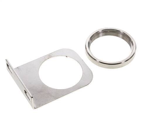 Bracket for Pressure Regulator and Filter-Regulator 1/2 and 3/4'' Stainless Steel with Nut