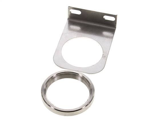 Bracket for Pressure Regulator and Filter-Regulator 1/2 and 3/4'' Stainless Steel with Nut