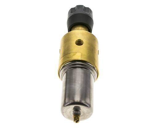 Filter-Regulator G3/8'' 800 l/min 0.2-3.0bar/3-44psi Manual Brass/Stainless Steel