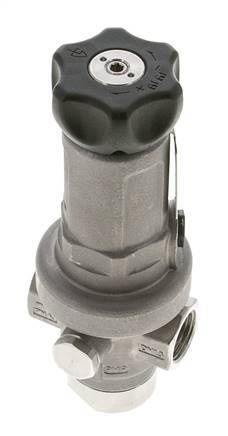 Precision Pressure Regulator G1/2'' 1900 l/min 10.0-50.0bar/145-725psi Stainless Steel Gases Liquids